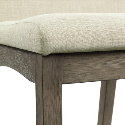 Elements International Dapper Counter Side Chair (Grey Finish) - American Furniture of Slidell