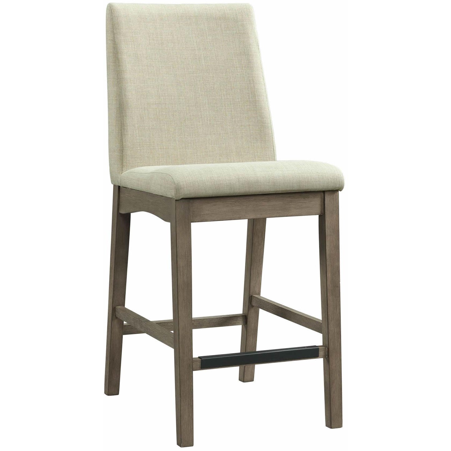 Elements International Dapper Counter Side Chair (Grey Finish) - American Furniture of Slidell