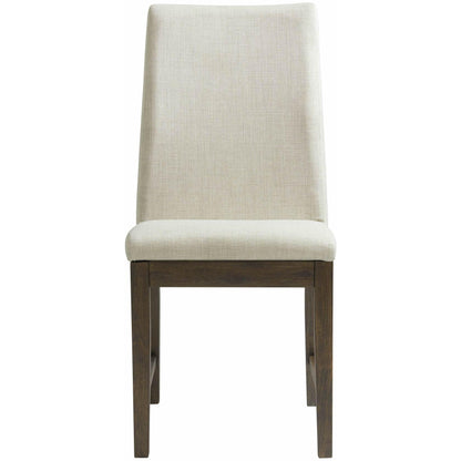 Elements International Dapper Dining Side Chair (Walnut Finish) - American Furniture of Slidell