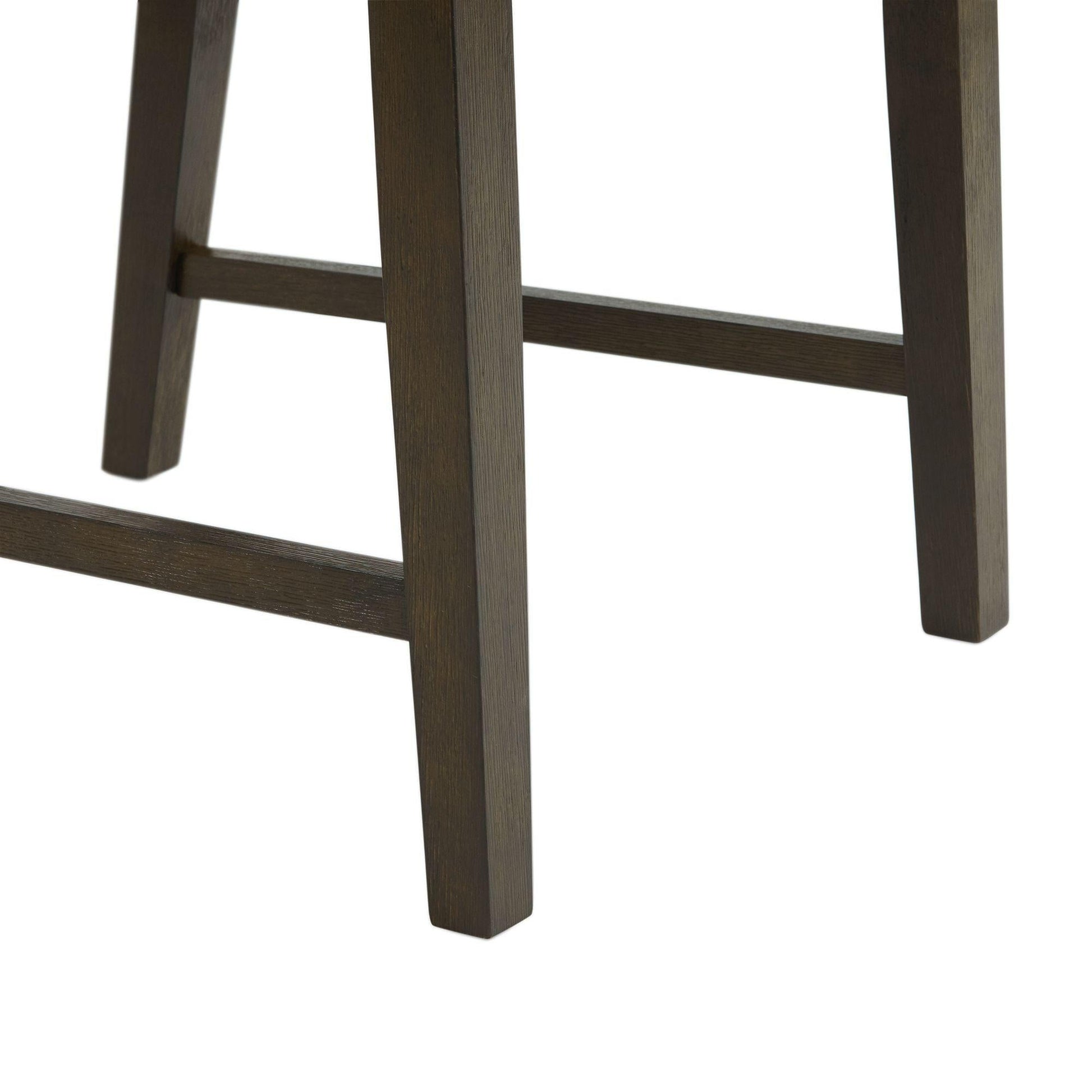 Elements International Dapper Dining Side Chair (Walnut Finish) - American Furniture of Slidell