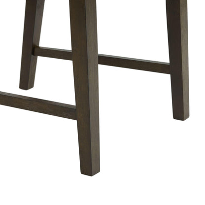 Elements International Dapper Dining Side Chair (Walnut Finish) - American Furniture of Slidell