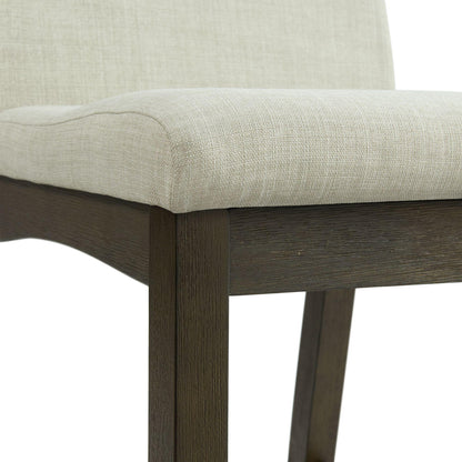 Elements International Dapper Dining Side Chair (Walnut Finish) - American Furniture of Slidell