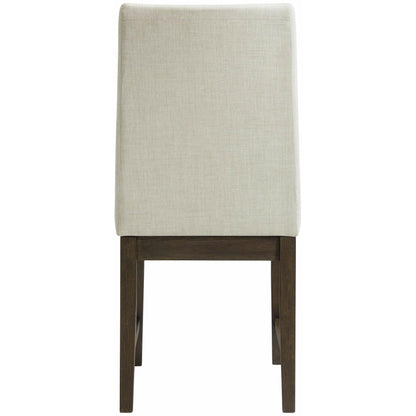 Elements International Dapper Dining Side Chair (Walnut Finish) - American Furniture of Slidell