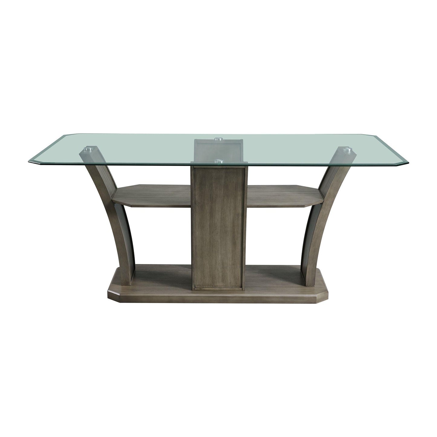 Elements International Dapper DPR300DTB Rectangular Dining Table - American Furniture of Slidell