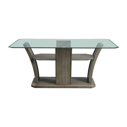 Elements International Dapper DPR300DTB Rectangular Dining Table - American Furniture of Slidell
