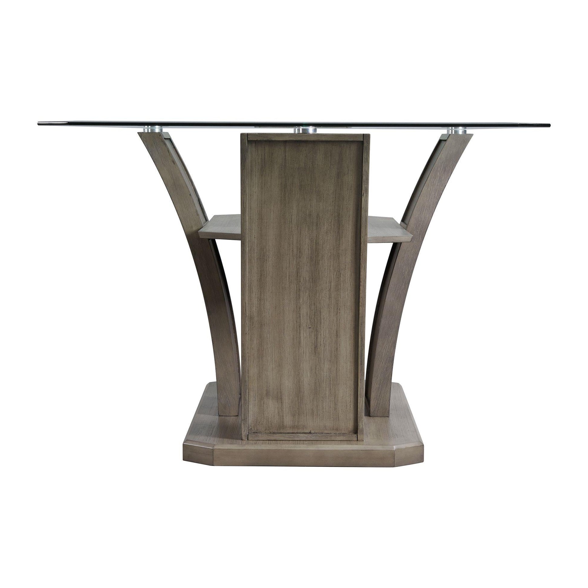 Elements International Dapper DPR300DTB Rectangular Dining Table - American Furniture of Slidell