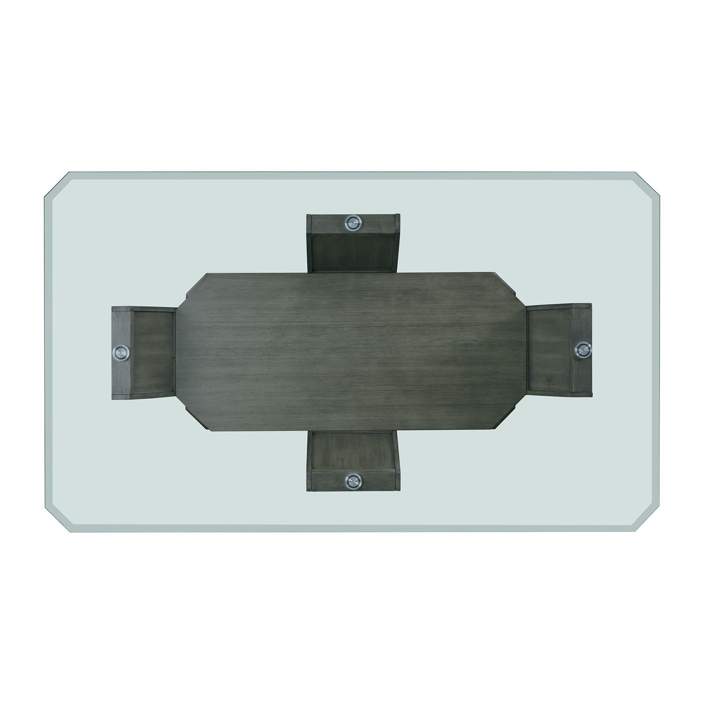 Elements International Dapper DPR300DTB Rectangular Dining Table - American Furniture of Slidell