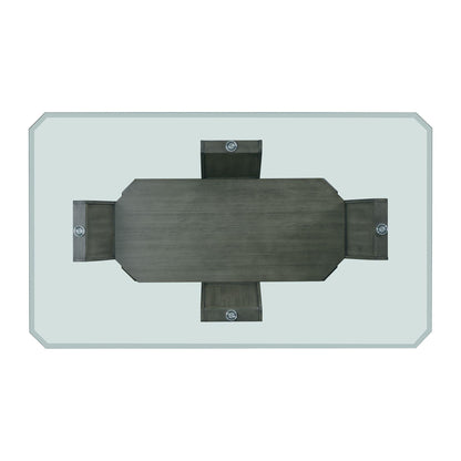 Elements International Dapper DPR300DTB Rectangular Dining Table - American Furniture of Slidell