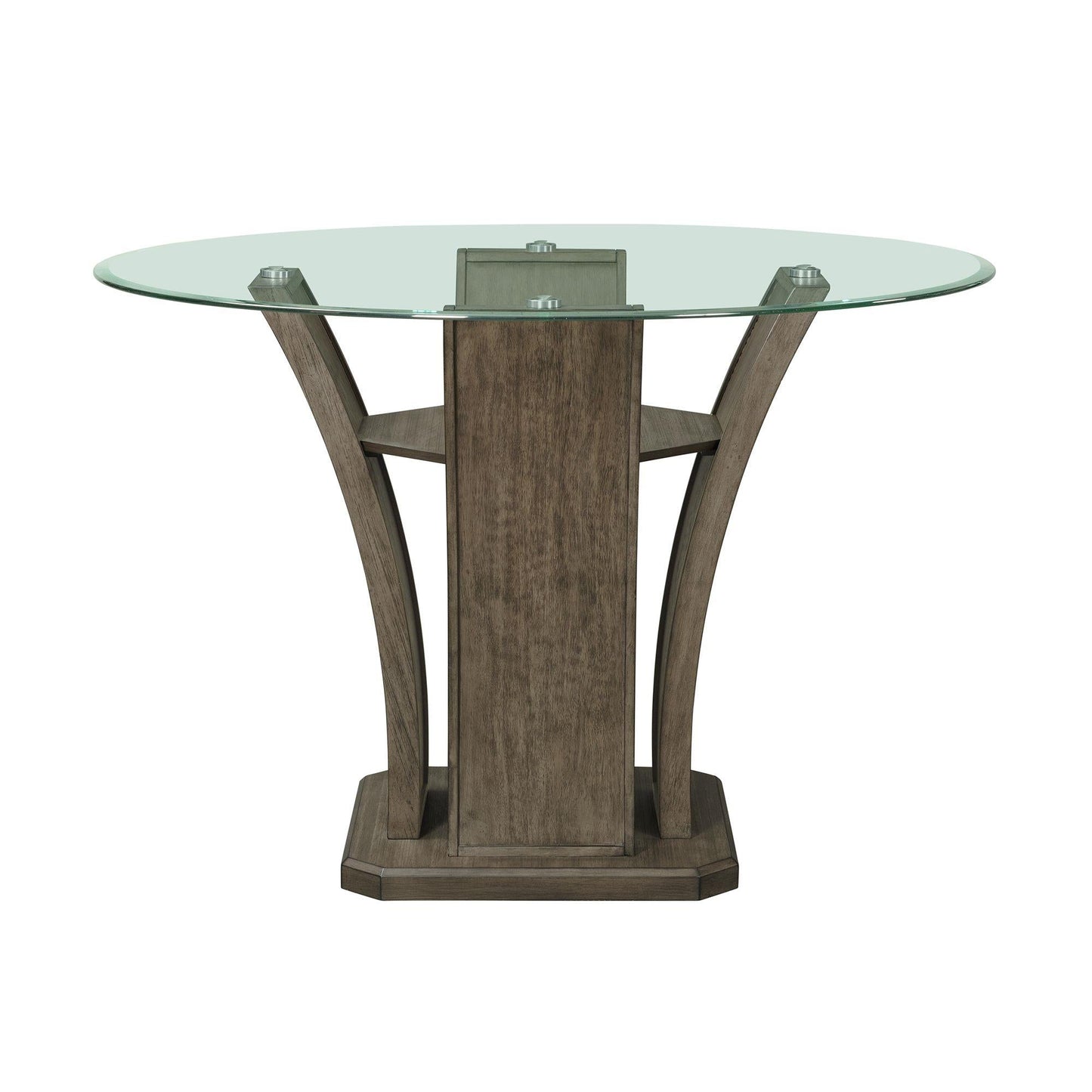 Elements International Dapper DPR300RCDTTB Round Counter Table - American Furniture of Slidell
