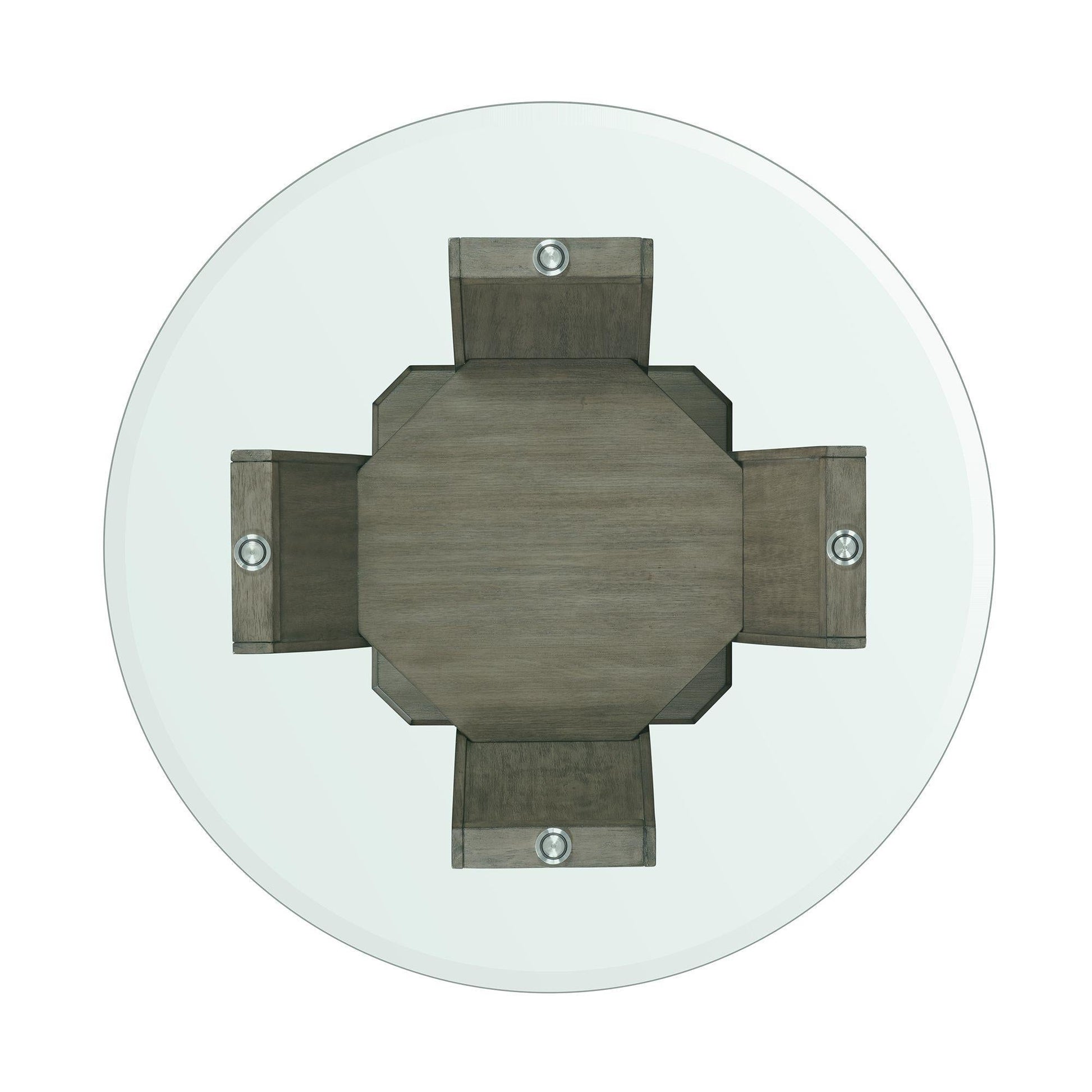 Elements International Dapper DPR300RCDTTB Round Counter Table - American Furniture of Slidell