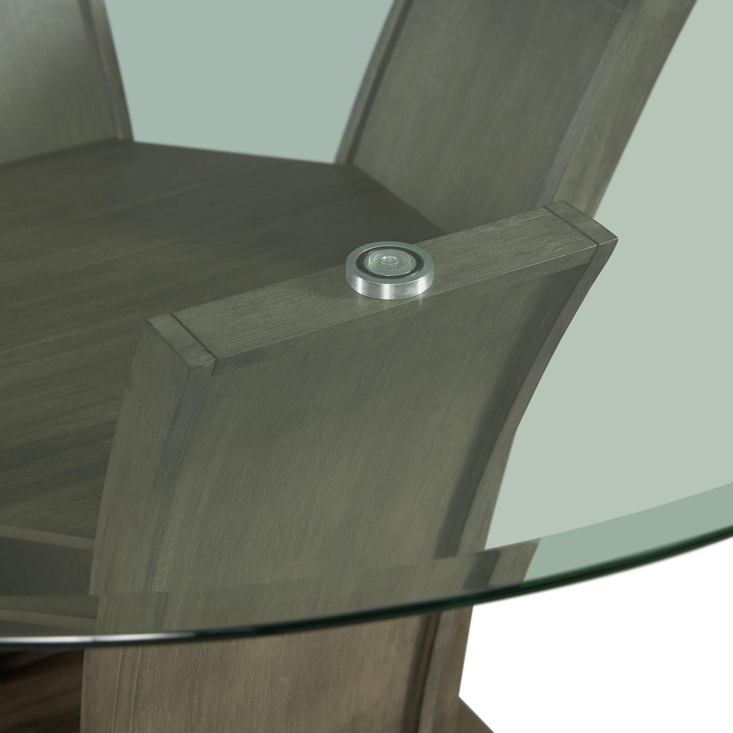 Elements International Dapper DPR300RDTTB Round Dining Table - American Furniture of Slidell