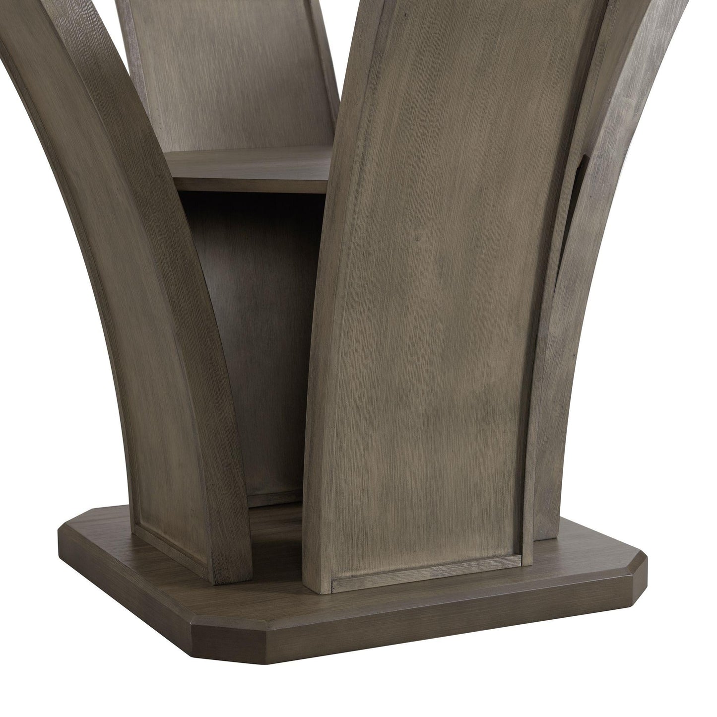 Elements International Dapper DPR300RDTTB Round Dining Table - American Furniture of Slidell