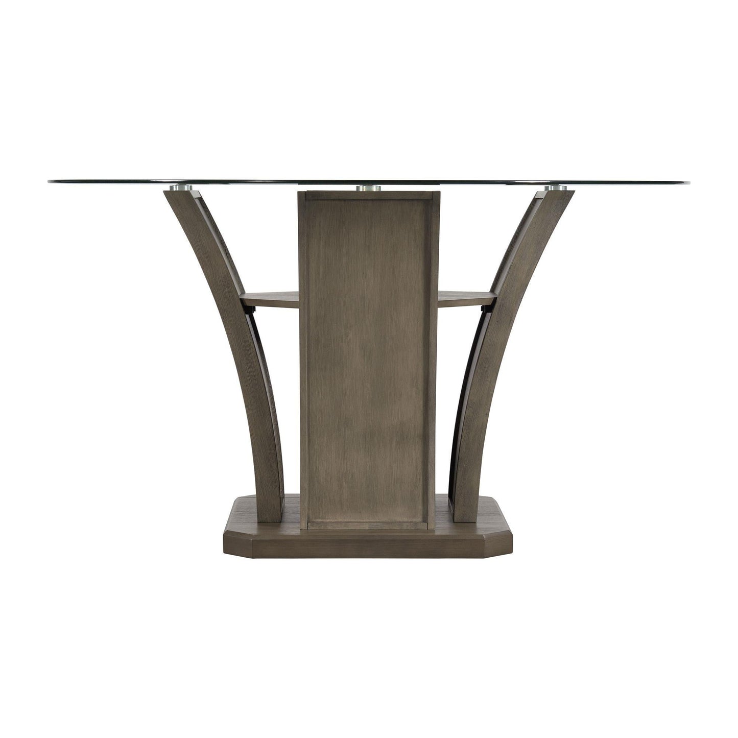 Elements International Dapper DPR300RDTTB Round Dining Table - American Furniture of Slidell