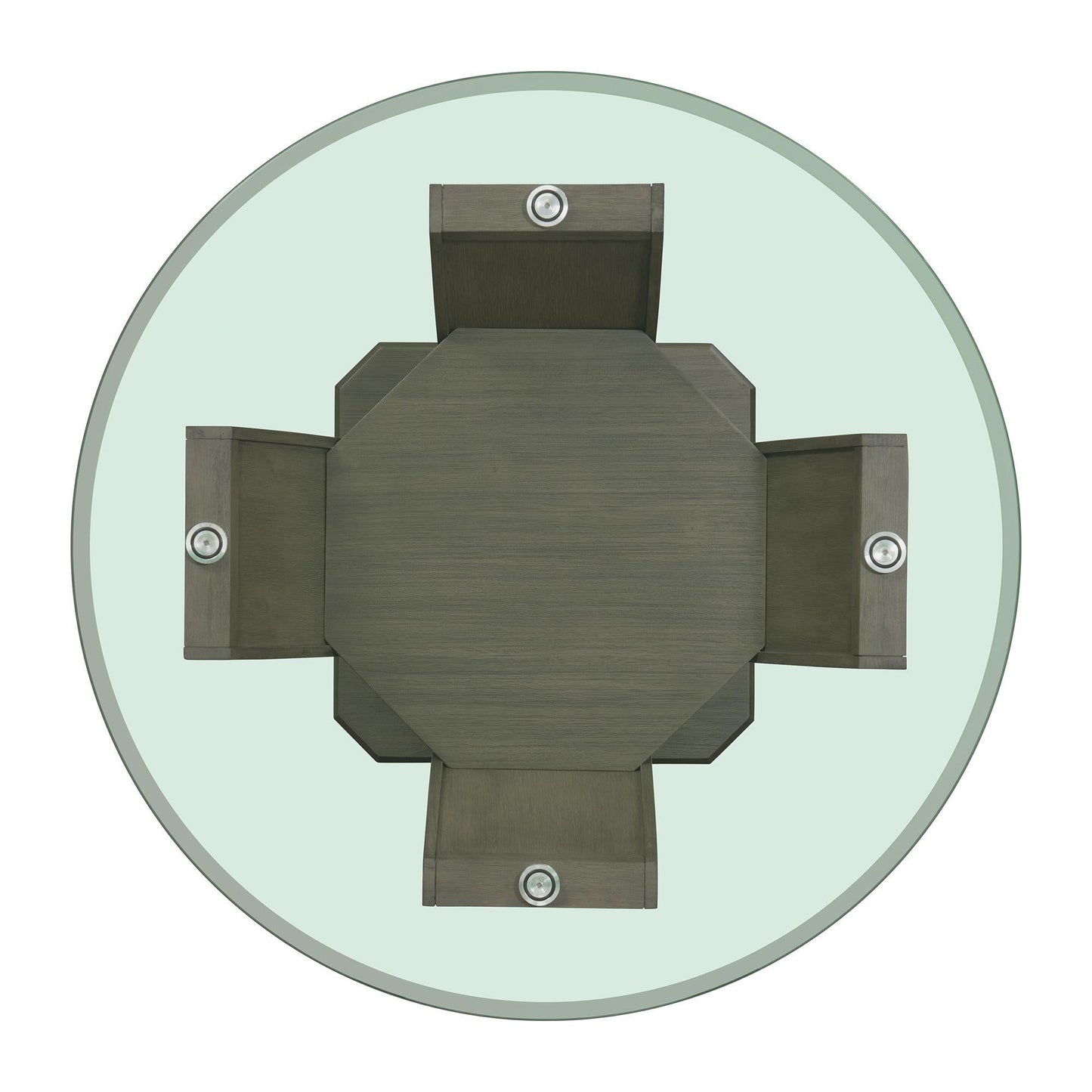 Elements International Dapper DPR300RDTTB Round Dining Table - American Furniture of Slidell