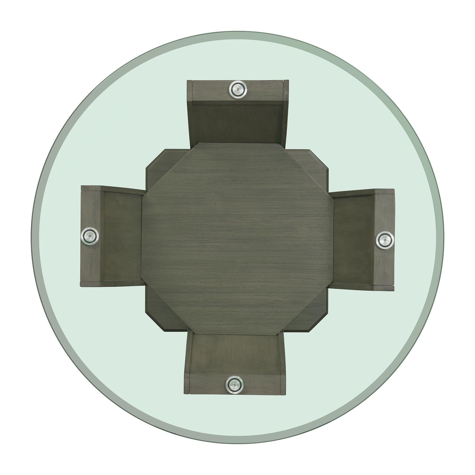 Elements International Dapper DPR300RDTTB Round Dining Table - American Furniture of Slidell