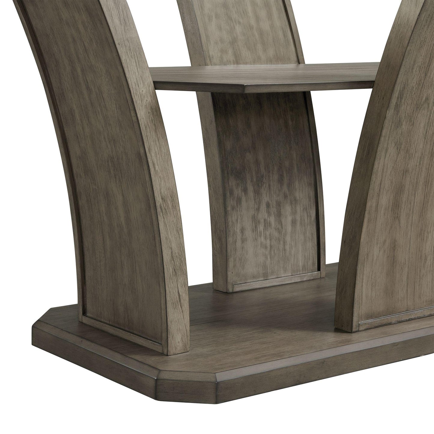Elements International Dapper Grey Rectangular Counter Table - American Furniture of Slidell