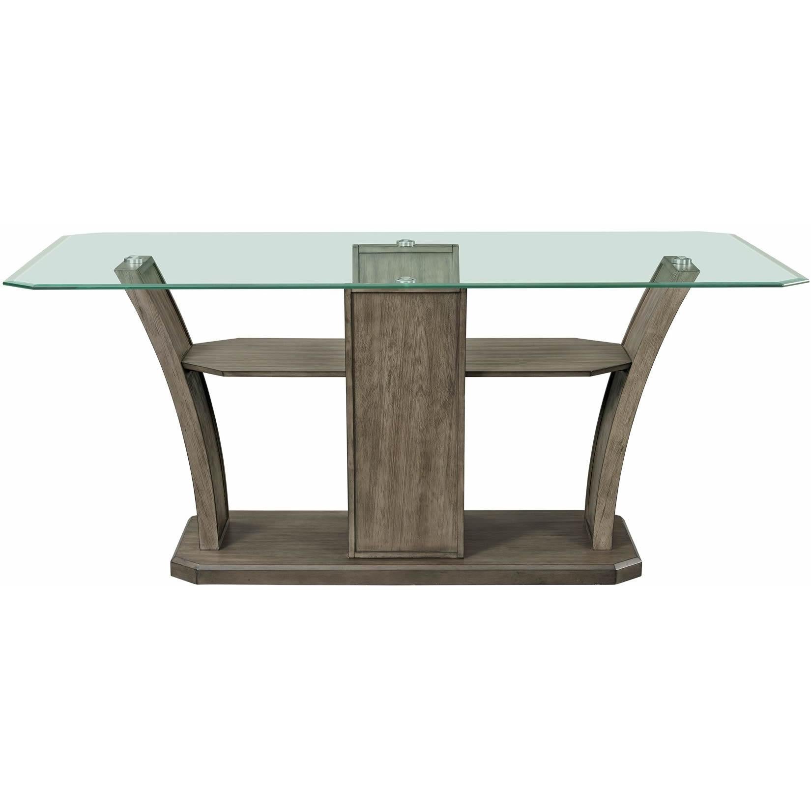 Elements International Dapper Grey Rectangular Counter Table - American Furniture of Slidell