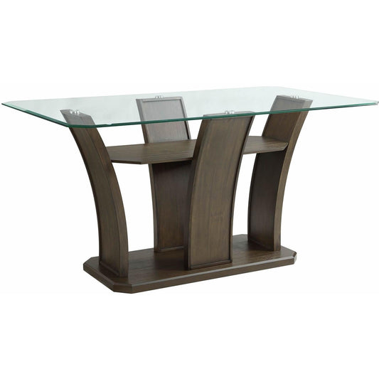 Elements International Dapper Rectangular Counter Dining Table - American Furniture of Slidell
