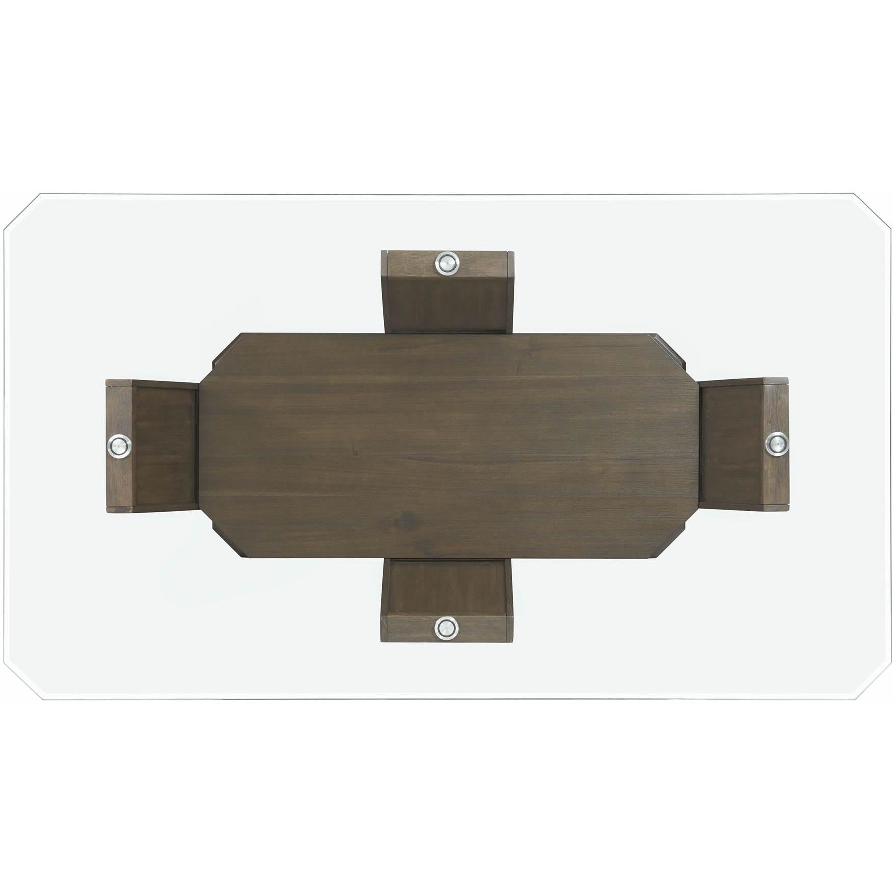 Elements International Dapper Rectangular Standard Dining Table - American Furniture of Slidell