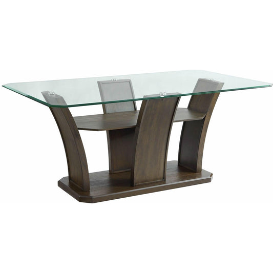 Elements International Dapper Rectangular Standard Dining Table - American Furniture of Slidell