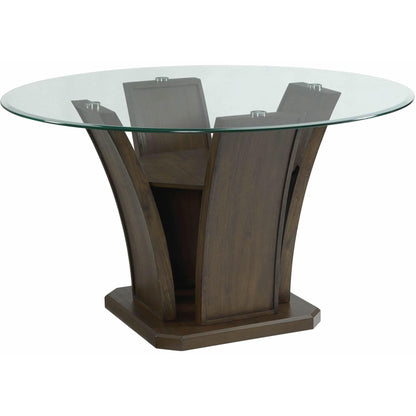 Elements International Dapper Round Dining Table - American Furniture of Slidell