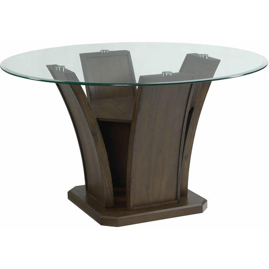 Elements International Dapper Round Dining Table - American Furniture of Slidell