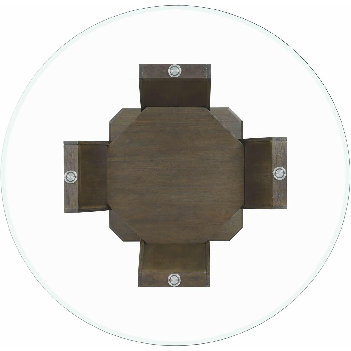 Elements International Dapper Round Dining Table - American Furniture of Slidell