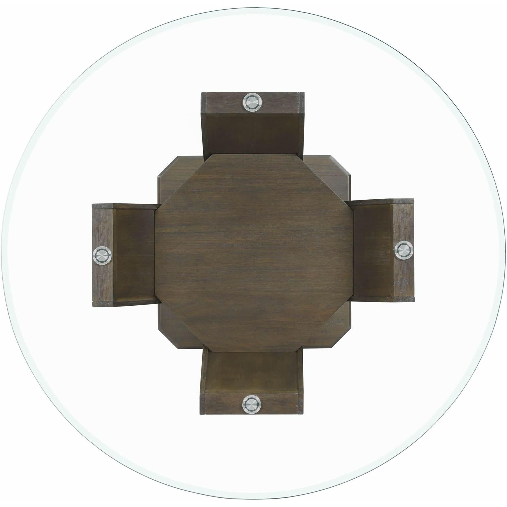 Elements International Dapper Round Dining Table - American Furniture of Slidell