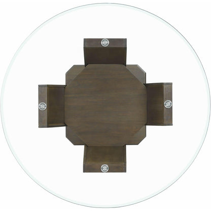 Elements International Dapper Round Dining Table - American Furniture of Slidell