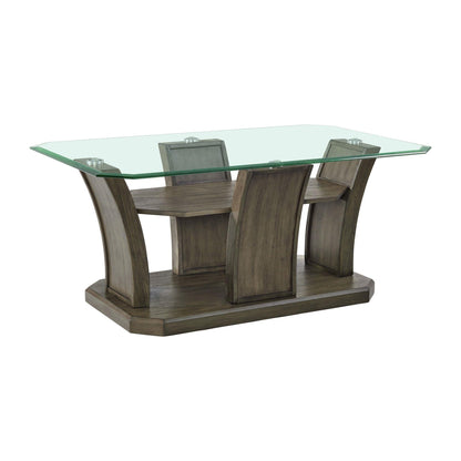 Elements International Dapper TPR350CT Rectangular Coffee Table - American Furniture of Slidell