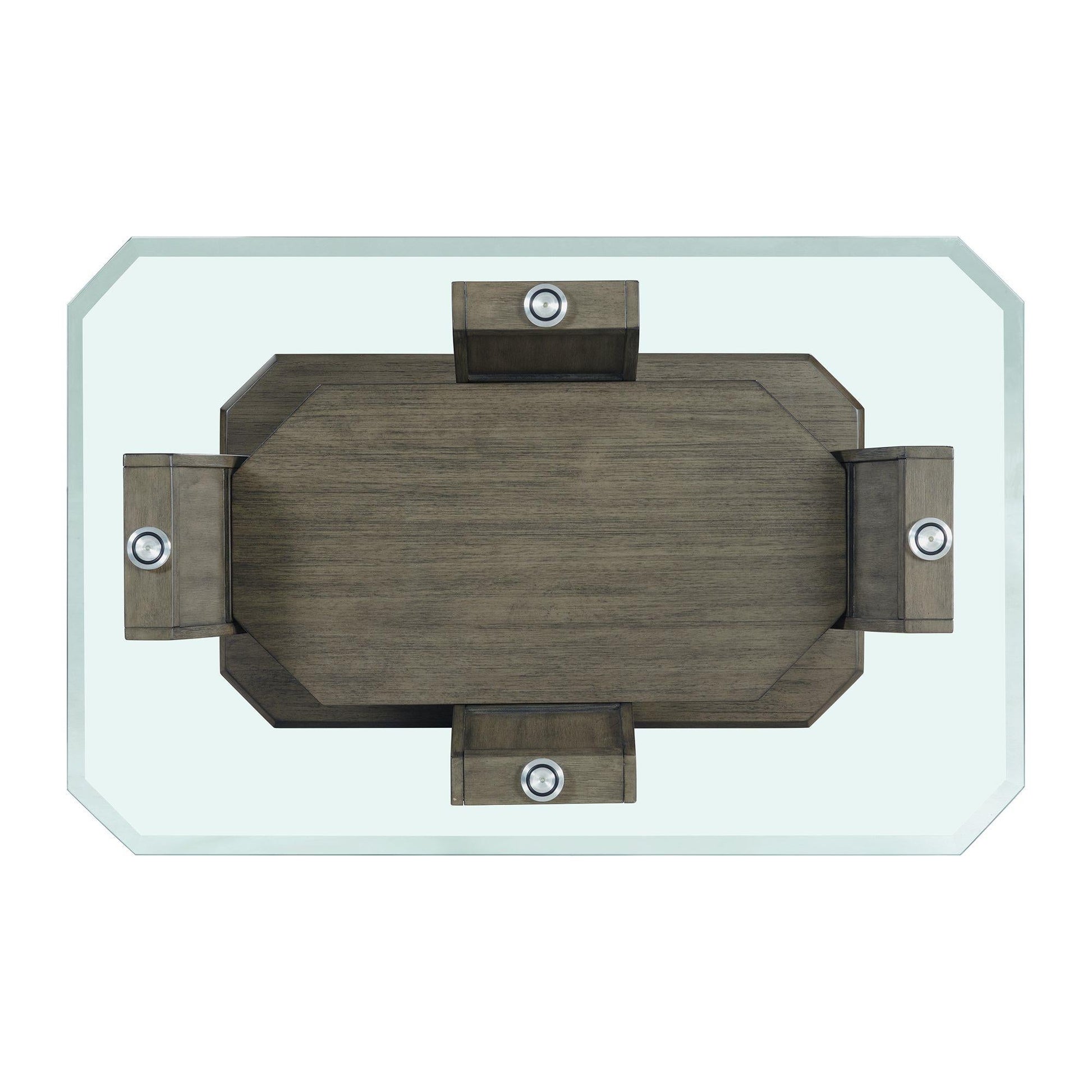 Elements International Dapper TPR350CT Rectangular Coffee Table - American Furniture of Slidell