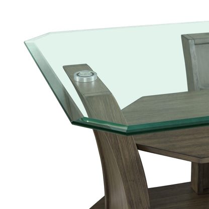 Elements International Dapper TPR350CT Rectangular Coffee Table - American Furniture of Slidell