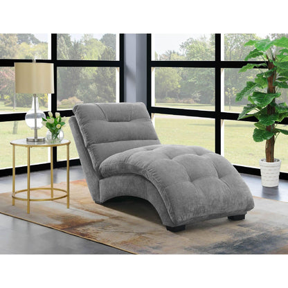 Elements International Dominick Chaise (K/D) In Amigo Granite - American Furniture of Slidell