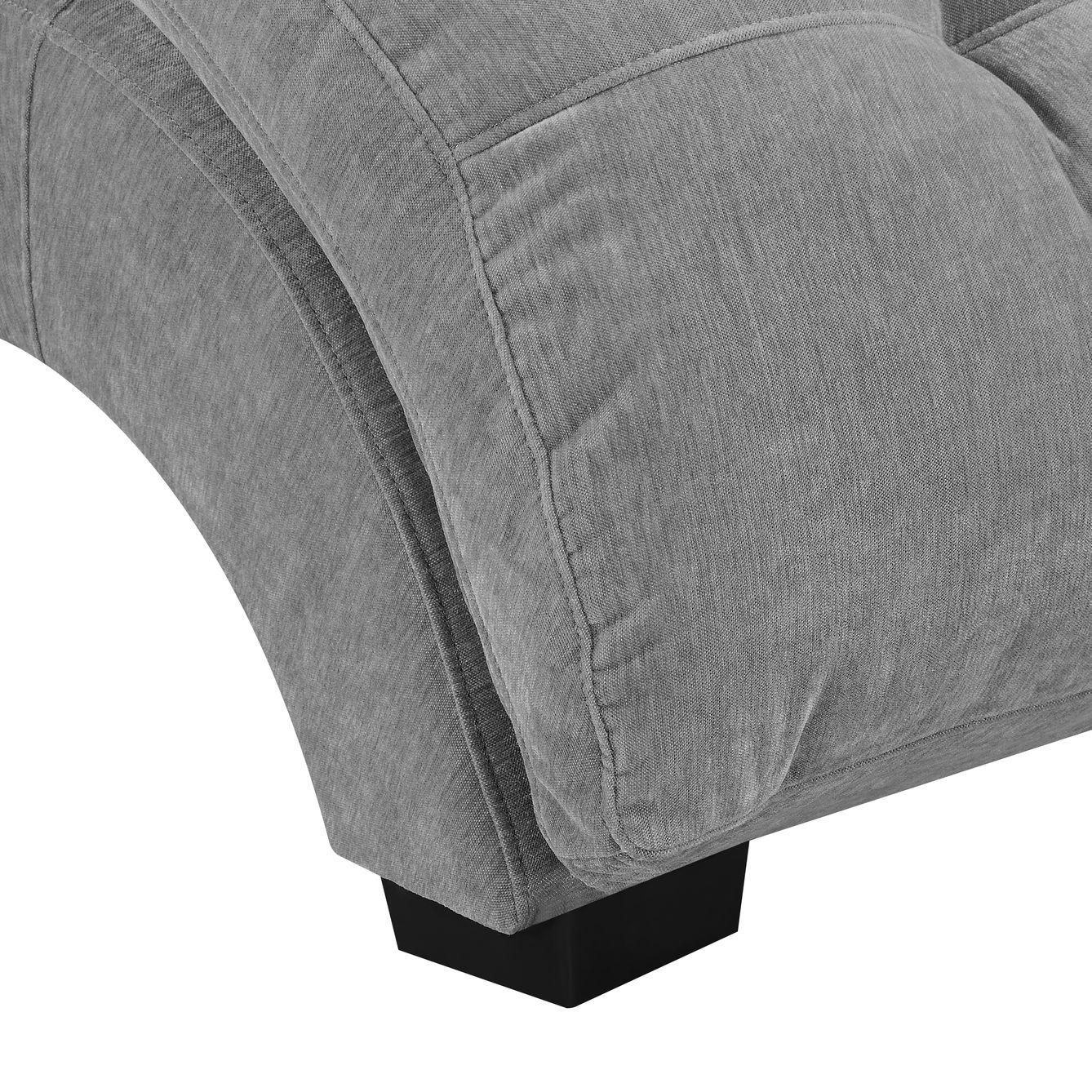 Elements International Dominick Chaise (K/D) In Amigo Granite - American Furniture of Slidell