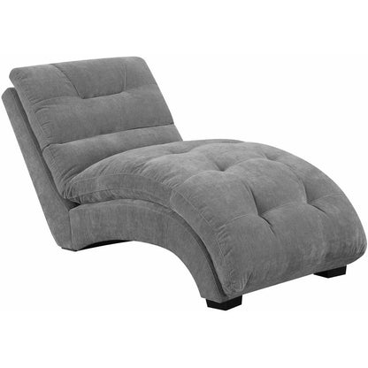 Elements International Dominick Chaise (K/D) In Amigo Granite - American Furniture of Slidell