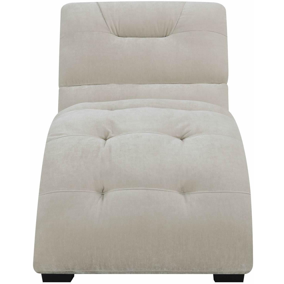 Elements International Dominick Chaise (K/D) In Amigo Linen - American Furniture of Slidell
