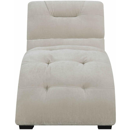 Elements International Dominick Chaise (K/D) In Amigo Linen - American Furniture of Slidell