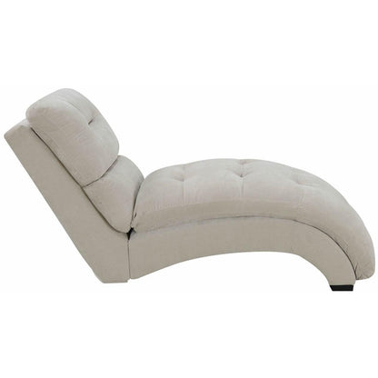 Elements International Dominick Chaise (K/D) In Amigo Linen - American Furniture of Slidell