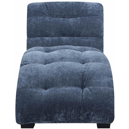 Elements International Dominick Chaise (K/D) In Amigo Slate - American Furniture of Slidell