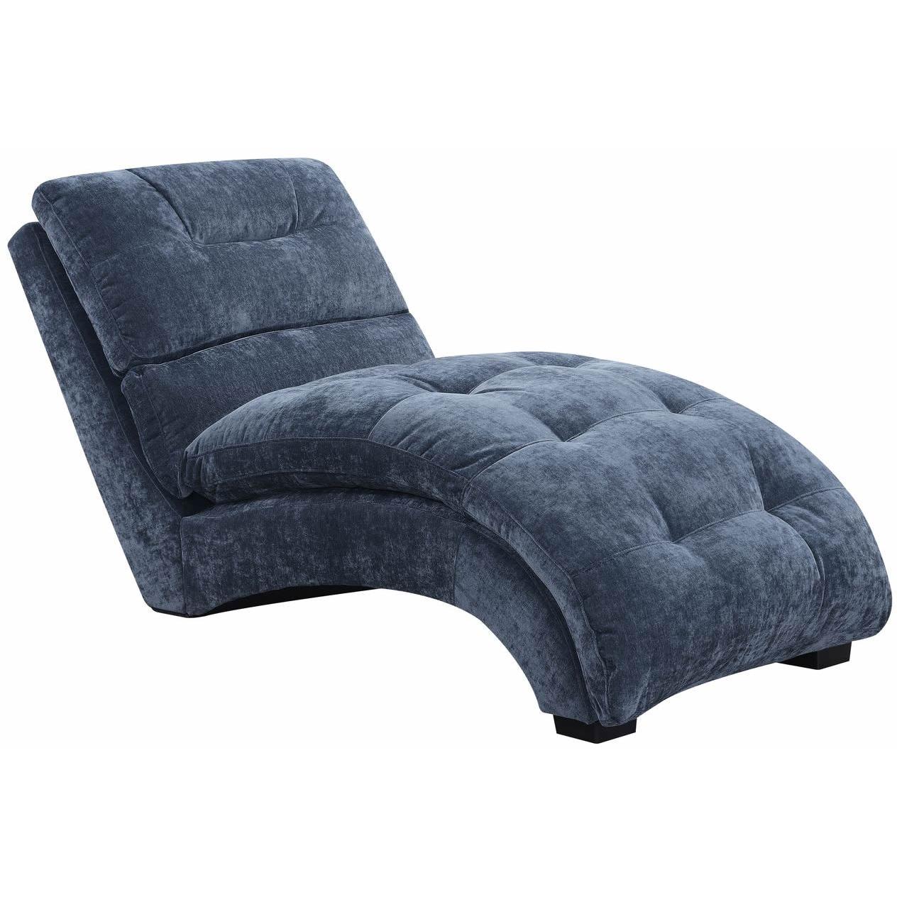 Elements International Dominick Chaise (K/D) In Amigo Slate - American Furniture of Slidell