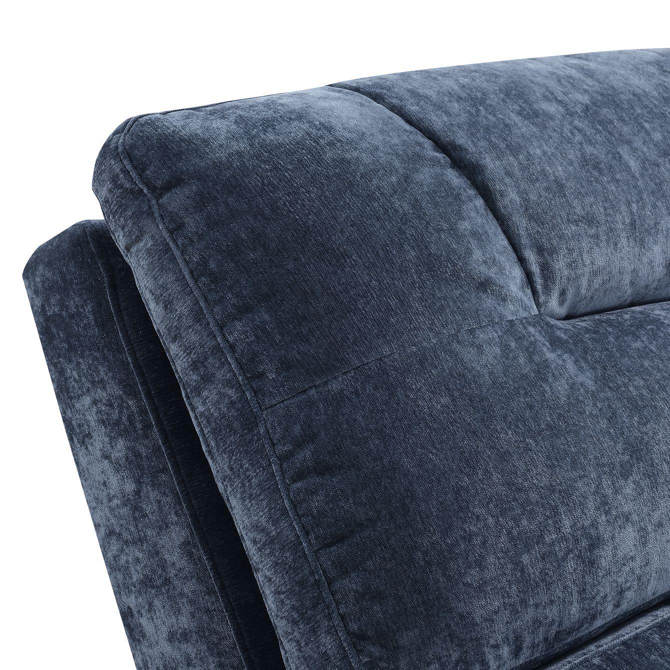 Elements International Dominick Chaise (K/D) In Amigo Slate - American Furniture of Slidell