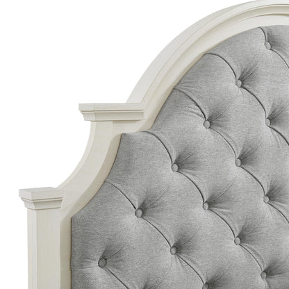 Elements International Eastwood Y - 13160 - 7 - QUB Youth Queen Upholstered Bed - American Furniture of Slidell