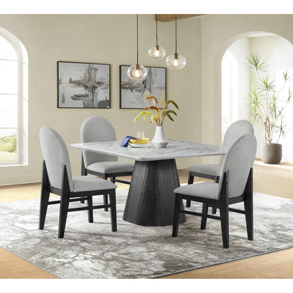 Elements International Edison D - 9130 - 8 - SDT Square Dining Table - American Furniture of Slidell