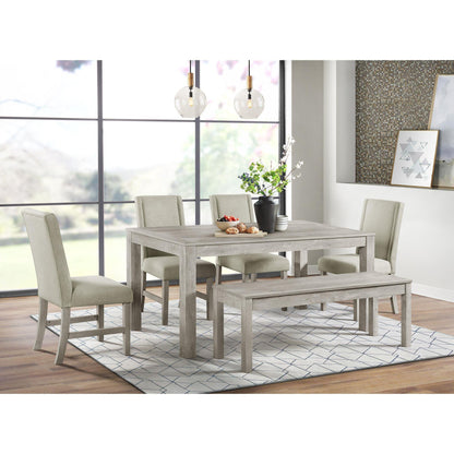Elements International Eleanor D - 6460 - 3 - BN Dining Bench - American Furniture of Slidell