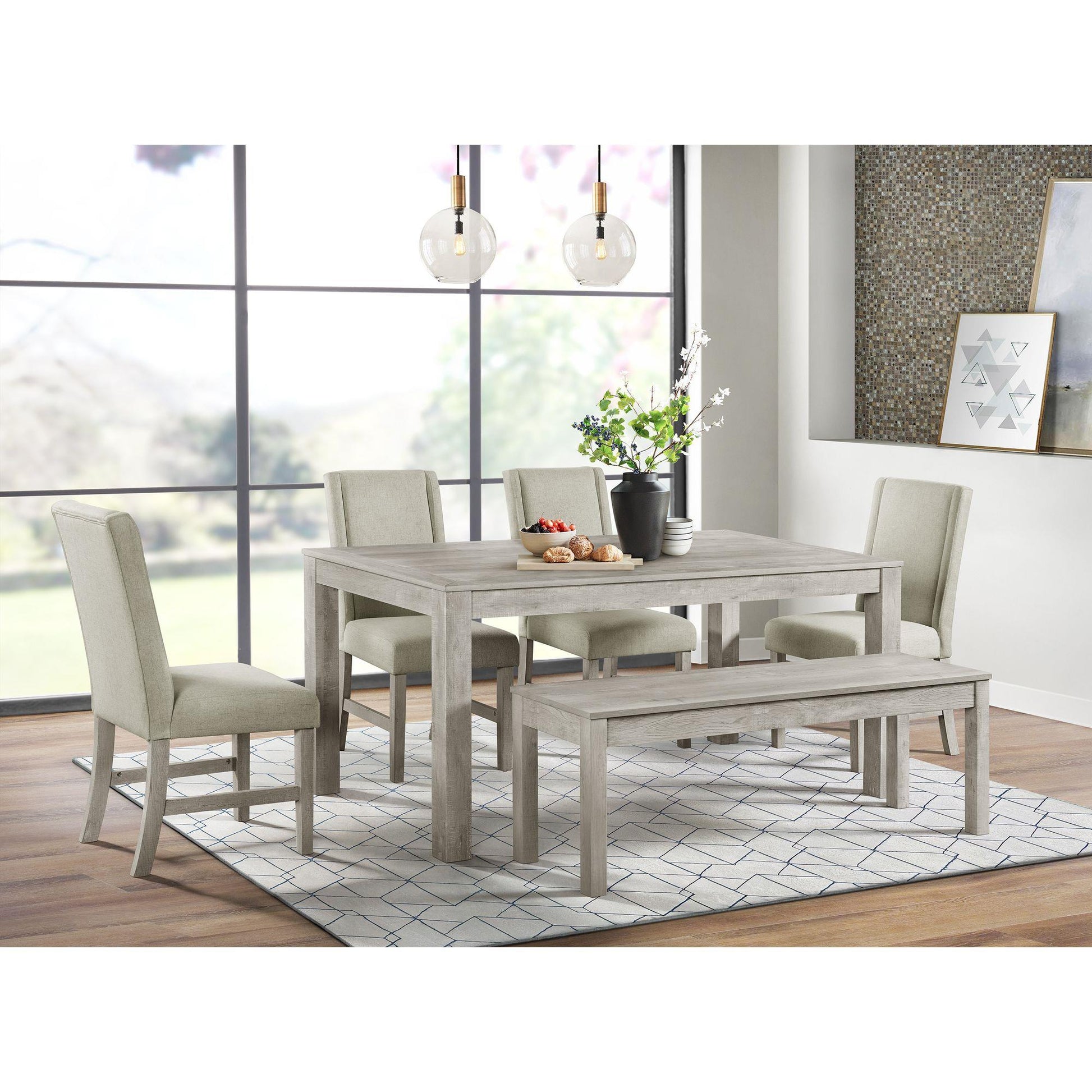 Elements International Eleanor D - 6460 - 3 - DT Rectangular Dining Table - American Furniture of Slidell