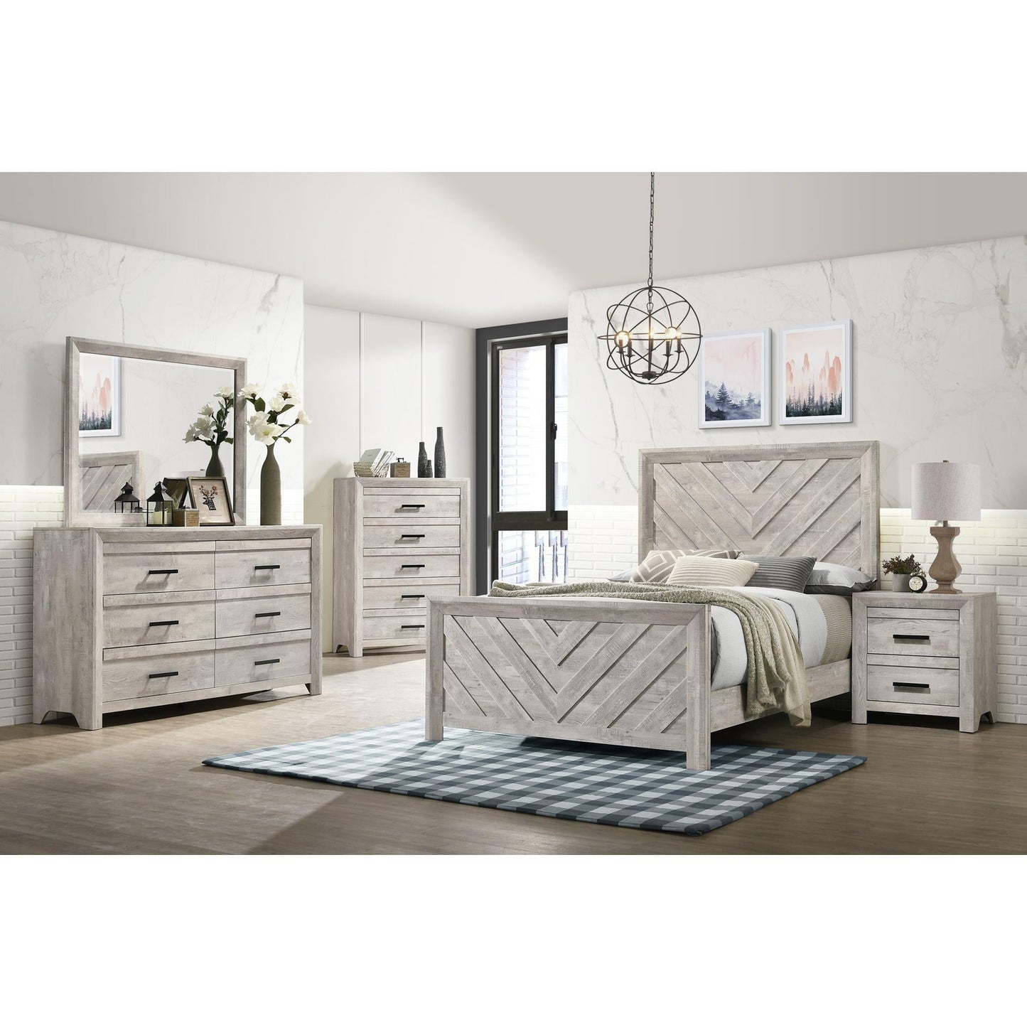 Elements International Eleanor EL700FBZS Full Bed - American Furniture of Slidell