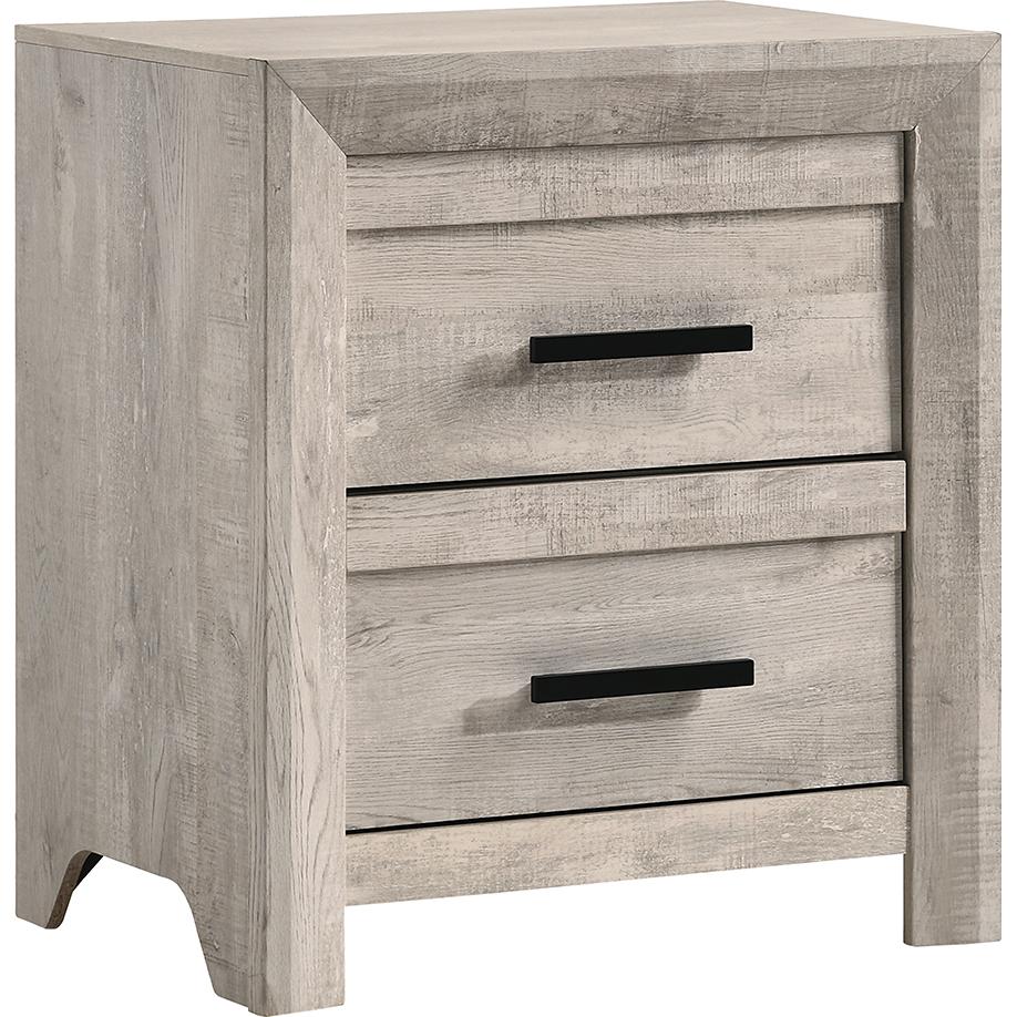 Elements International Eleanor EL700NSZS 2 - Drawer Nightstand - American Furniture of Slidell