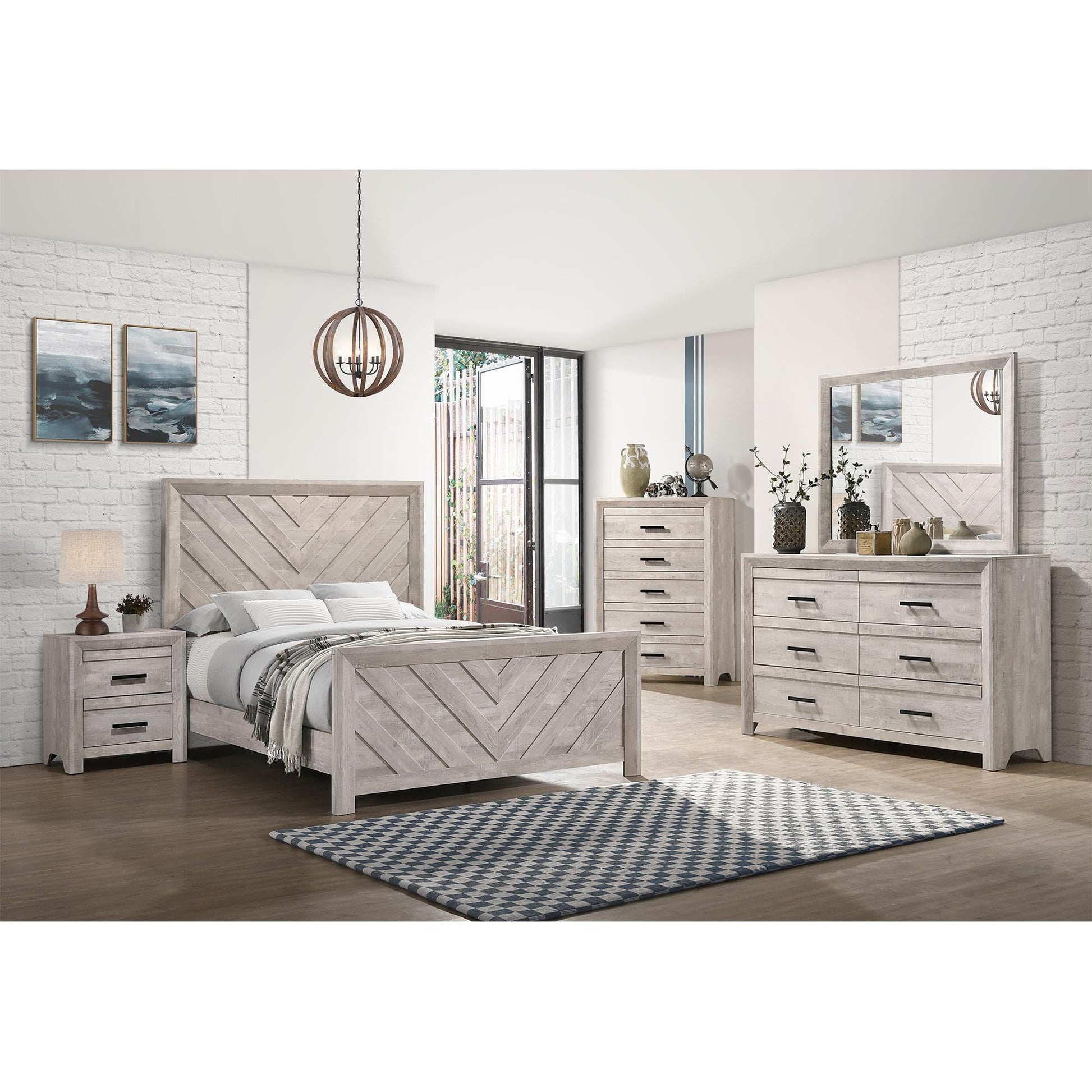 Elements International Eleanor EL700NSZS 2 - Drawer Nightstand - American Furniture of Slidell