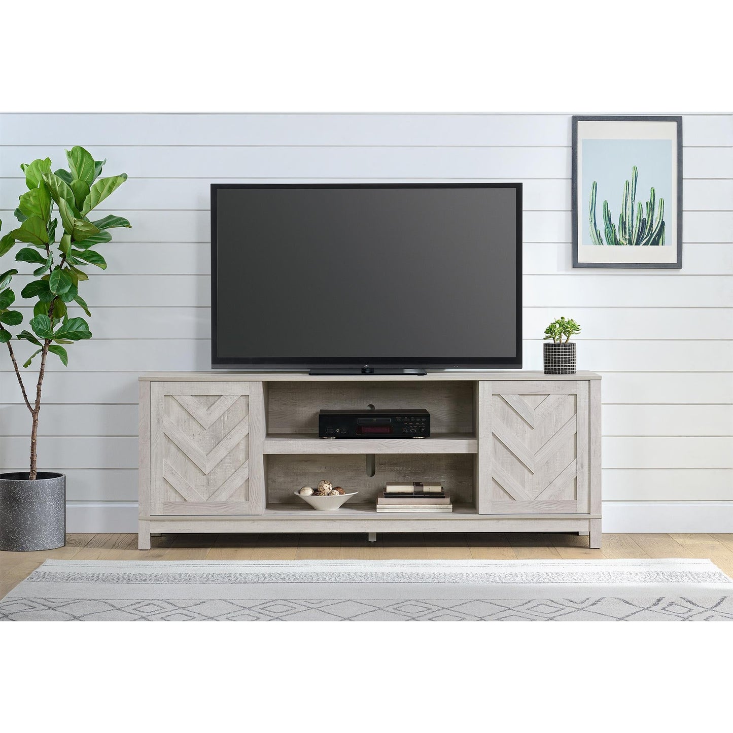 Elements International Eleanor LA - 6460 - 3 - TV2 70" Tv Stand - American Furniture of Slidell