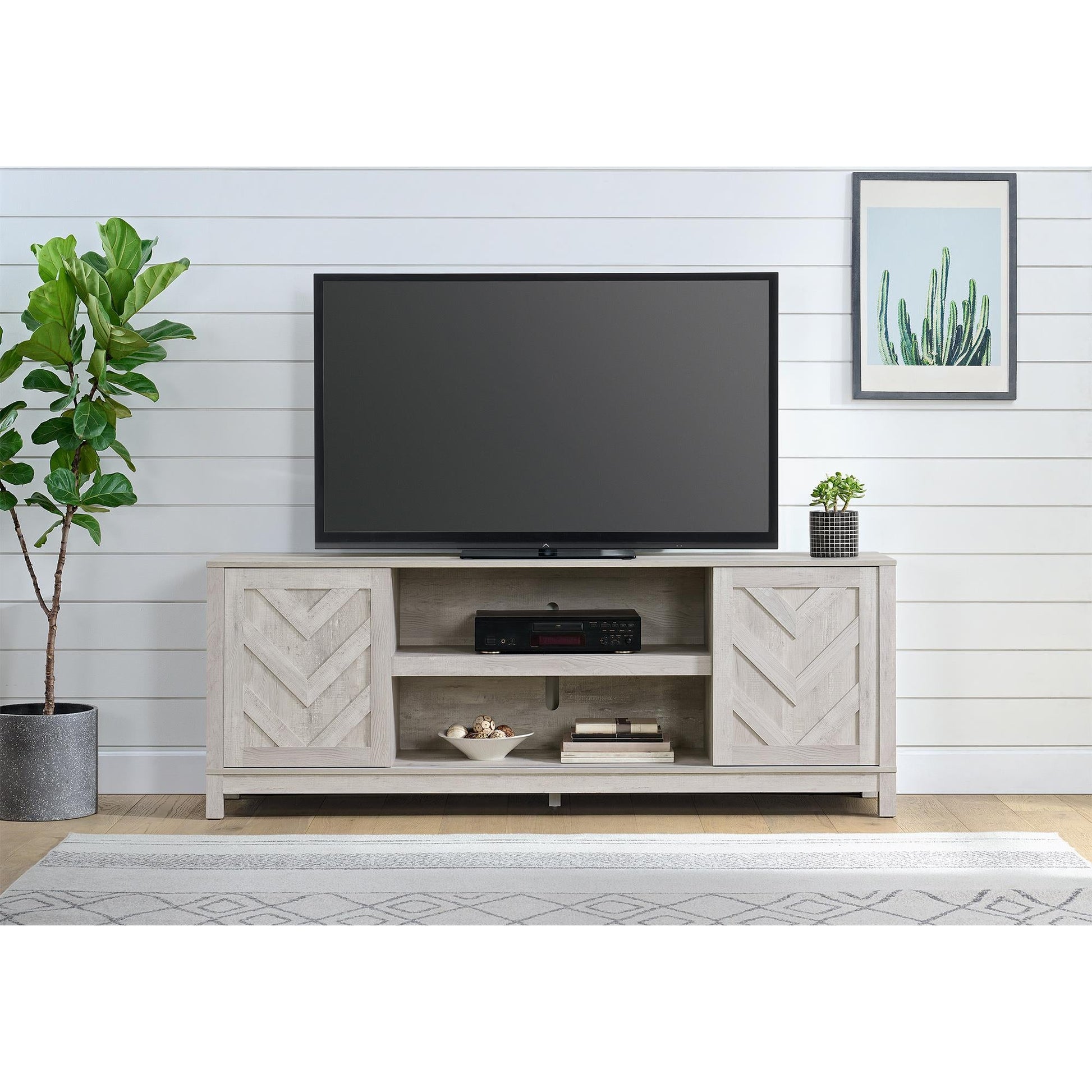 Elements International Eleanor LA - 6460 - 3 - TV2 70" Tv Stand - American Furniture of Slidell